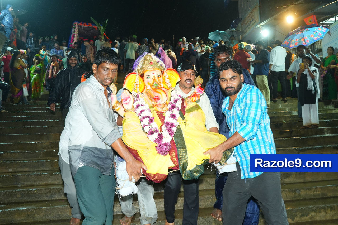 Razole Taluka Ganesh Nimajjanam